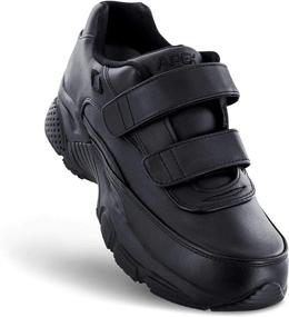 img 2 attached to Double Strap Active Walkers Biomechanical Sneaker Men's Shoes in Athletic