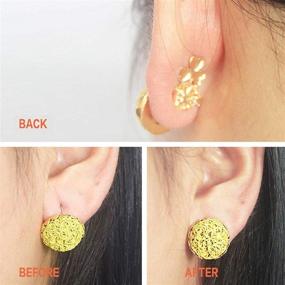 img 1 attached to Earring Lifters Adjustable Hypoallergenic Support Beading & Jewelry Making in Jewelry Findings