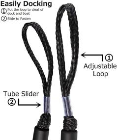 img 2 attached to ⛵ XUANNIAO Bungee Boat Dock Line - Premium Mooring Rope for Boats, Jet Skis, Kayaks & More - 4 Pack