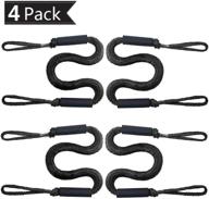 ⛵ xuanniao bungee boat dock line - premium mooring rope for boats, jet skis, kayaks & more - 4 pack логотип