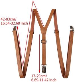 img 3 attached to 👧 YUENA CARE Kids Suspender: Adjustable Unisex Straps with 3 Clips - Ideal for Boys and Girls