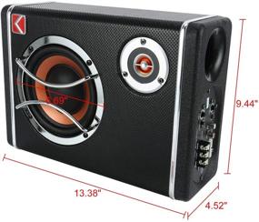 img 3 attached to Powerful 6 Inch Ultra-Thin Subwoofer: Under Seat Car Bass Amplifier with Low Sound