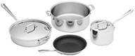 all clad stainless 6 piece cookware nonstick logo