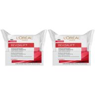 🧖 l'oreal paris revitalift makeup removing wipes – vitamin e, 30count, pack of 2 – face cleansing towelettes logo