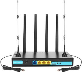 img 4 attached to Unlocked 4G LTE Router with SIM Card Slot, KuWFi WiFi Router with External Antennas, Industrial Wireless CPE Internet Routers for Home/Office, Compatible with AT&T and T-Mobile