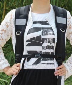 img 1 attached to Durable Waterproof PVC Adjustable Shoulder Strap Replacements for Backpacks - 123Arts (1 Pair)