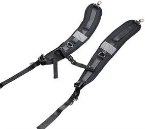 img 4 attached to Durable Waterproof PVC Adjustable Shoulder Strap Replacements for Backpacks - 123Arts (1 Pair)