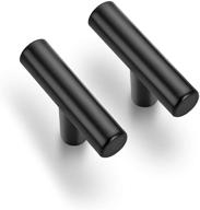 🔲 matte black stainless steel cabinet pulls - 10 pack 2 inch - stylish kitchen drawer pulls, cupboard handles, and cabinet handles logo