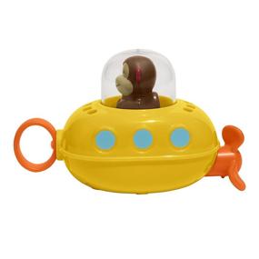img 4 attached to 🛁 Entertaining Your Little One: Skip Hop Zoo Pull & Go Submarine Baby Bath Toy