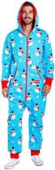 cozy christmas comfort: men's christmas onesie pajamas – perfect for sleep & lounge! logo