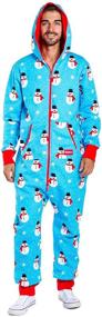 img 2 attached to Cozy Christmas Comfort: Men's Christmas Onesie Pajamas – Perfect for Sleep & Lounge!