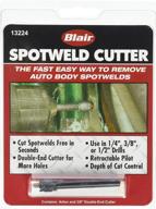 🔪 efficient blair 13224 3/8" double end spotweld cutter: enhanced performance for precision spot welding logo