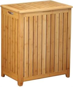 img 4 attached to 🎋 Oceanstar Bamboo Laundry Hamper - Spa-Style for Stylish and Efficient Organization