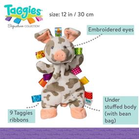 img 3 attached to 🐷 Taggies Patches Pig Lovey Plush Toy: Enhance Your Child's Playtime