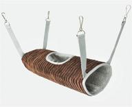 niteangel tunnel hamster hammock: ultimate rat ferret toy & cozy tunnel tube for small animals logo