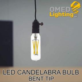 img 2 attached to 💡 OMED Omnidirectional Tubular Candelabra Bulb