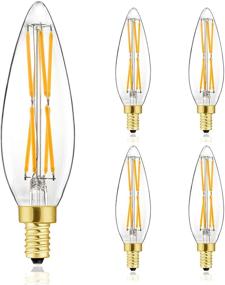 img 4 attached to 🕯️ Candelabra Dimmable Chandelier Decorative: Optimal Equivalence for Ambience Enhancement