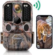 📸 usogood wifi trail camera: improved 24mp 1296p game cameras with motion activated night vision, waterproof hunting cam for audio live feed, outdoor wildlife monitoring, & picture sharing to cell phone logo