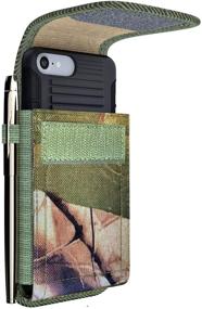img 1 attached to 📱 BOMEA Belt Case with Belt Clip and Loops, Camo Design, Compatible with Samsung Galaxy S20/S10/S8/S9 - Cell Phone Holster Pouch Holder for Samsung Galaxy S20/S10/S8/S9 with Other Cases