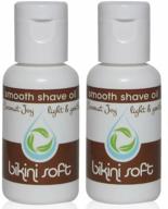 🌴 bikini soft smooth shave oil (2 oz) lovely coconut joy scent - the ultimate solution for the smoothest shave on legs, underarms, bikini line & intimate areas: say goodbye to ingrown hairs, razor bumps & razor burn- ideal for sensitive skin logo