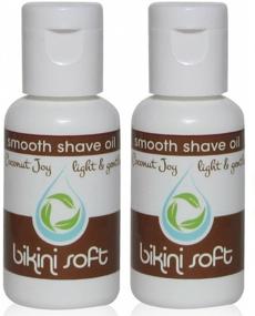 img 2 attached to 🌴 Bikini Soft Smooth Shave Oil (2 oz) Lovely Coconut Joy Scent - The Ultimate Solution for the Smoothest Shave on Legs, Underarms, Bikini Line & Intimate Areas: Say Goodbye to Ingrown Hairs, Razor Bumps & Razor Burn- Ideal for Sensitive Skin