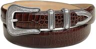 👔 premium brenton italian calfskin belts: western men's designer accessories logo