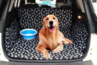 🐾 waterproof oxford pet dog trunk cargo liner, washable dog seat cover - ideal dog car accessories for protection logo