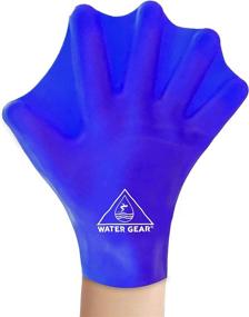 img 4 attached to 💦 Water Gear Silicone Force Gloves - Aqua Fitness and Diving Gloves with Enhanced Grip - Ideal for Workouts and Scuba Diving