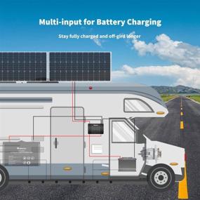 img 3 attached to 🔌 Renogy 12V 50A Multi-Stage Charging DC On-Board Charger with MPPT for Gel, AGM, and Lithium Batteries