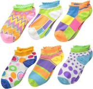 🧦 стильные и удобные: носочки с низким вырезом jefferies socks для девочек - набор из 6 логотип