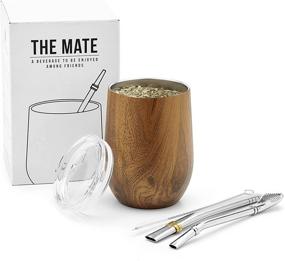 img 4 attached to Enhance Your Yerba Mate Experience 🌿 with the Balibetov Modern Yerba Mate Gourd