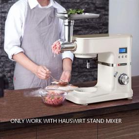 img 1 attached to 🥩 Hauswirt Stand Mixer Meat Grinder Attachment (Grinder Only)