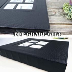 img 1 attached to 📷 RECUTMS 600-Pocket Photo Album with Leather Cover | Large Capacity for 4x6 Photos | Hardcover Wedding Gift | Valentines Day Present | Family Baby Album