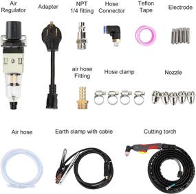 img 2 attached to 🔥 Мощный двойной напряжения плазменный резак 50A - CUT50H 110/220V, горелка AG60, инверторный металлический плазменный резак | Режет до 14 мм толщины.