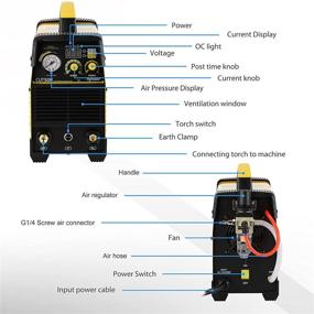 img 3 attached to 🔥 Мощный двойной напряжения плазменный резак 50A - CUT50H 110/220V, горелка AG60, инверторный металлический плазменный резак | Режет до 14 мм толщины.