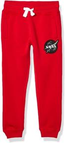 img 2 attached to 🚀 Explore Space in Style with Southpole Boys' Little NASA Collection Fleece Jogger Pants