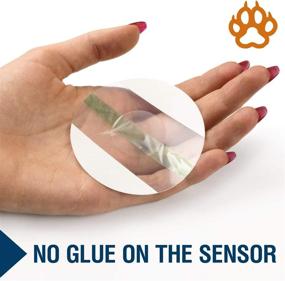 img 1 attached to 🩹 25 PCS Transparent Adhesive Patches without Glue in the Center - Fixic Freestyle for Prolonged Sensor Life and Compatible with Libre, Enlite, and Guardian - Pre-Cut Back Paper Included!