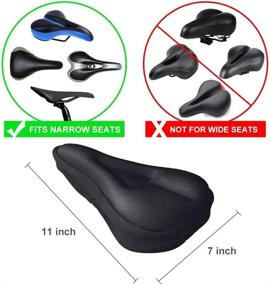 img 3 attached to Bike Seat Cushion Comfortable Stationary