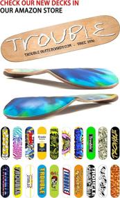 img 1 attached to TROUBLE SKATEBOARDS Titanium Longboard ABEC 9 Skate Bearings - Gold Set