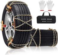 ❄️ snow chains 8 pcs - ensuring winter security for cars, suvs, trucks, and pickups - 215-265 & 405060 tire sizes and more logo