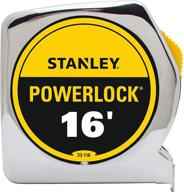 📏 stanley 33-116 powerlock tape: reliable 16-foot measuring tool for precision and convenience логотип