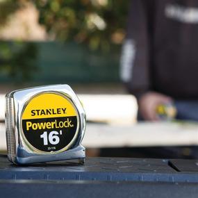 img 2 attached to 📏 Stanley 33-116 PowerLock Tape: Reliable 16-foot Measuring Tool for Precision and Convenience