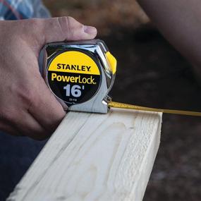 img 1 attached to 📏 Stanley 33-116 PowerLock Tape: Reliable 16-foot Measuring Tool for Precision and Convenience