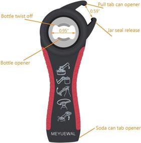 img 1 attached to 🔧 Easy Grip 5-in-1 Jar Opener Set - Perfect for Kids, Elderly, and Arthritis Sufferers