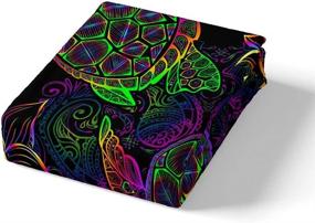 img 2 attached to Turtle Multicolored Comforter Softest Bedding