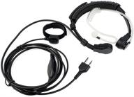 🎧 covert throat mic with acoustic tube, noise reduction, and reinforced earpiece headset - compatible with midland lxt630vp3, lxt600vp3, lxt500vp3, gxt1050vp4, gxt1030vp4, 75-785, 75-822 two way radio logo