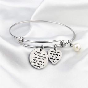 img 3 attached to 👶 Babysitter Gift: FUSTMW Babysitter Bracelet - Special Thank You Jewelry for Babysitters, Nannies, Daycare Nurses, and Caregivers - Appreciation Gift for Care Providers