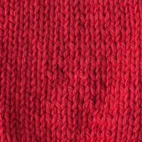 img 2 attached to 🧶 Lily 10201818705 Sugar 'N Cream Super Size Solid Yarn - Red 4oz, Gauge 4 Medium 100% Cotton – Machine Wash & Dry – Big Ball