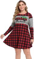 🎄 hde women's christmas sweater sleeve dress clothing logo