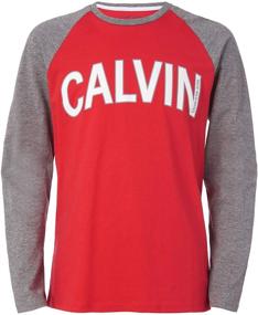 img 1 attached to 👕 Calvin Klein Split Sleeve FA21 Boys' Tops, Tees & Shirts